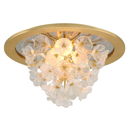 Corbett Lighting Jasmine Gold Leaf LED Flush Mount 2700K by Corbett Lighting 268-31