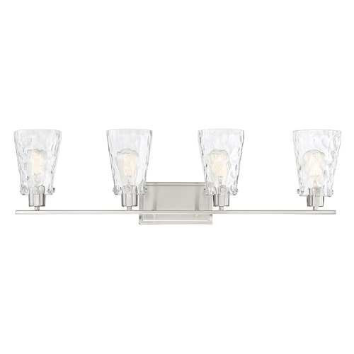 Vaughan 32.50-Inch Satin Nickel Bathroom Light by Savoy House