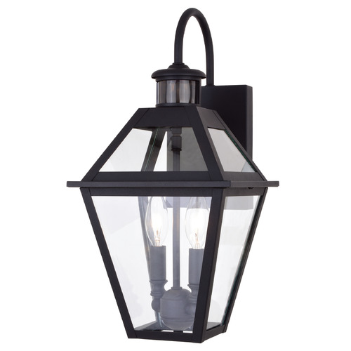 Vaxcel Lighting Nottingham Textured Black Outdoor Wall Light