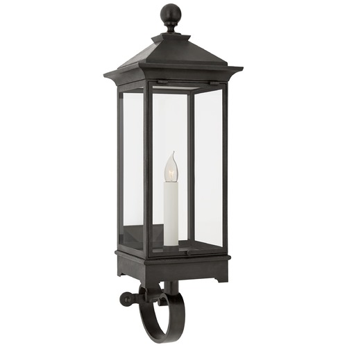 Visual Comfort Signature Collection Rudolph Colby Rosedale Wall Lantern in French Rust by Visual Comfort Signature RC2012FRCG