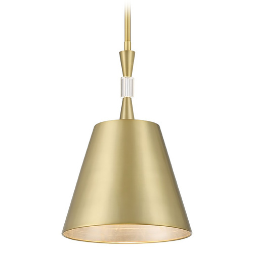 Baratti 12-Inch Pendant in Soft Brass by Metropolitan Lighting