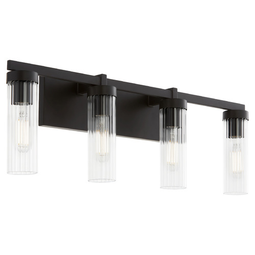 Quorum Lighting Kilbey Matte Black Bathroom Light by Quorum Lighting 533-4-59
