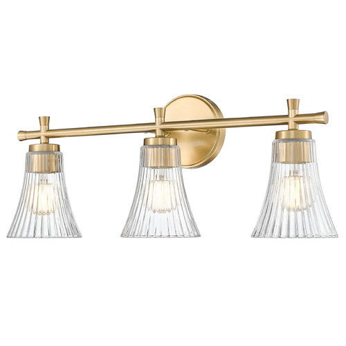 Z-Lite Z-Lite Belle Modern Gold Bathroom Light 7519-3V-MGLD