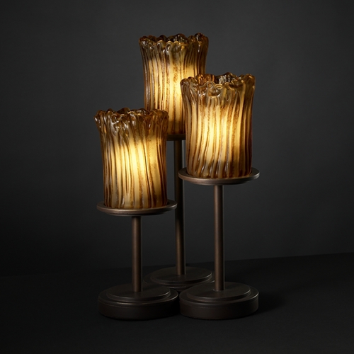 Veneto Luce Collection Dark Bronze Table Lamp by Justice Design Group