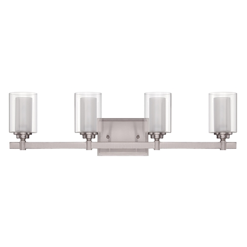 Craftmade Lighting Celeste 26.75-Inch Brushed Polished Nickel Bath Light by Craftmade Lighting 16727BNK4