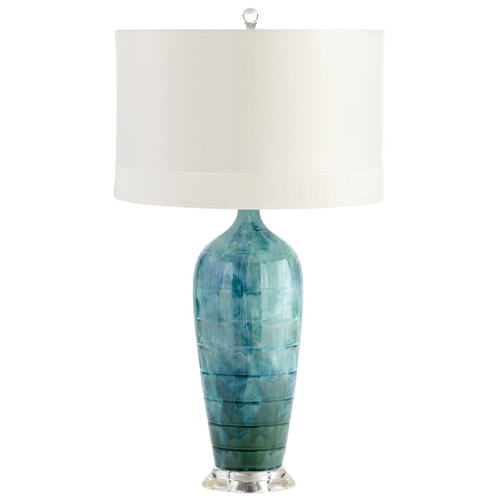 Elysia Blue Glaze Table Lamp by Cyan Design