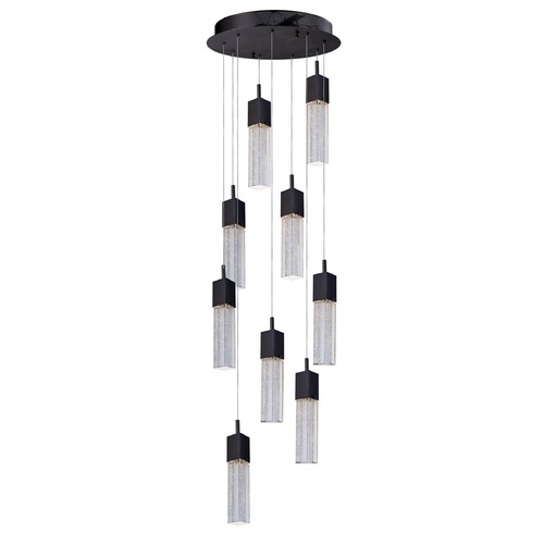 Fizz III 9-Light LED Pendant in Bronze by ET2 Lighting