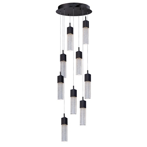 ET2 Lighting Fizz III 9-Light LED Pendant in Bronze by ET2 Lighting E22769-89BZ