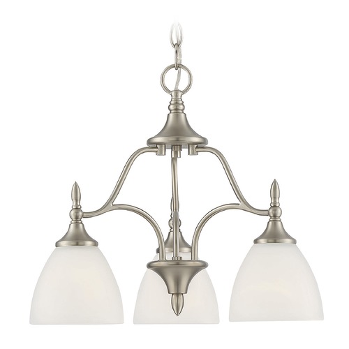 Herndon Satin Nickel Chandelier by Savoy House