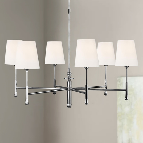 Generation Lighting Thomas OBrien 34-Inch Capri Polished Nickel Chandelier by Generation Lighting TC1016PN