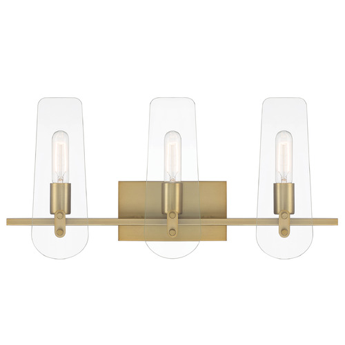 Designers Fountain Bergen Beach Brushed Gold Bathroom Light