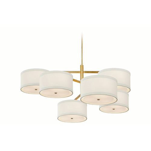 Visual Comfort Signature Collection Kate Spade New York Walker Chandelier in Gild by VC Signature KS5072GL