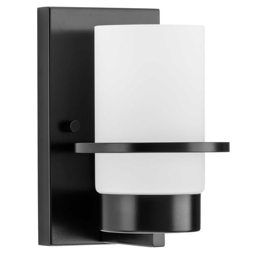 Progress Lighting Atwell 1-Light Matte Black Bath Vanity Light