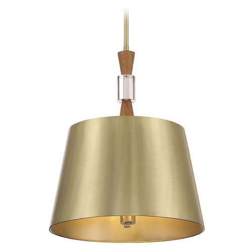 Baratti 18-Inch Pendant in Soft Brass by Metropolitan Lighting
