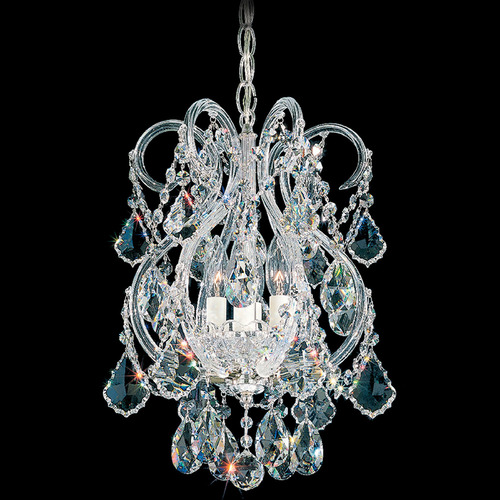 Schonbek Worldwide Lighting Olde World Polished Silver Pendant Light