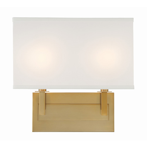 Crystorama Lighting Durham Vibrant Gold Sconce