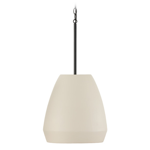 Della Large Pendant in Terracotta Ivory by Capital Lighting