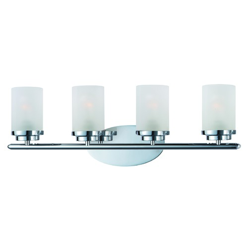 Corona Chrome Bathroom Light by Maxim Lighting