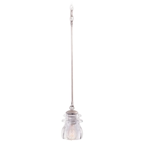 Kalco Lighting Brierfield Pearl Silver Mini Pendant by Kalco Lighting 6316PS