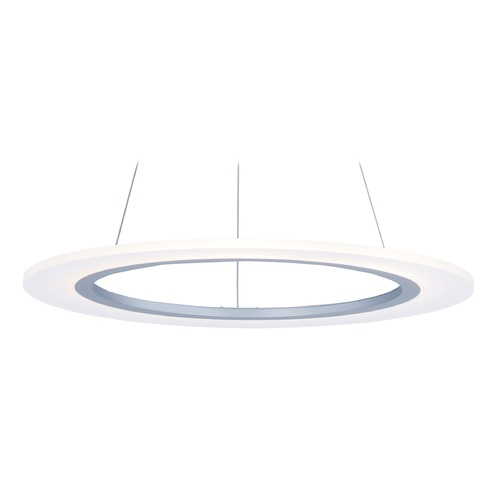 Saturn II LED Matte Silver LED Pendant by ET2 Lighting