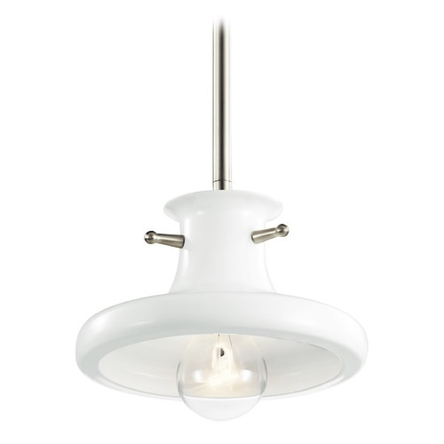 Kichler Lighting Tilson White Mini Pendant by Kichler Lighting 52149WH