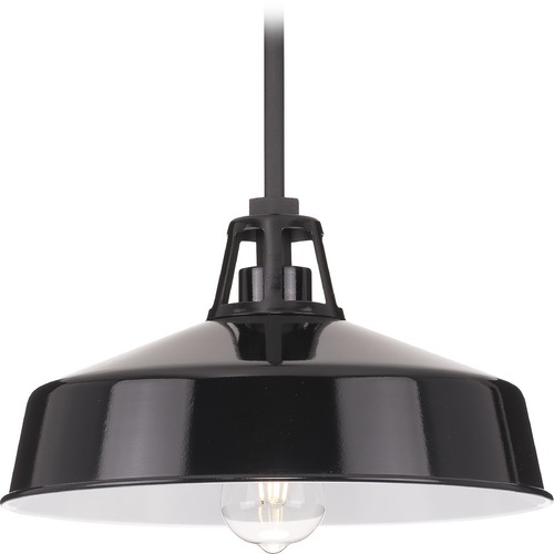 Progress Lighting Cedar Springs Outdoor Pendant in Black by Progress Lighting P550116-031