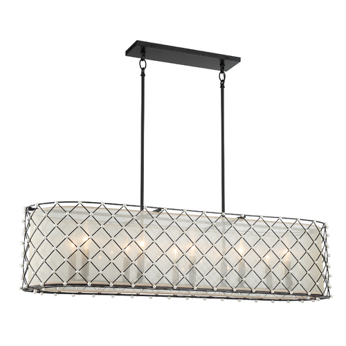 Sheer Elegance 48-Inch Linear Light in Coal by Minka Lavery