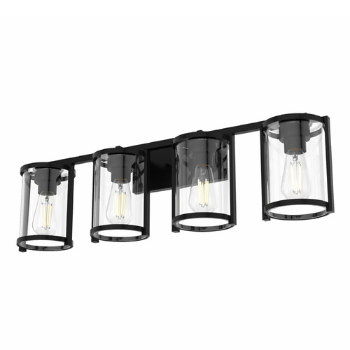 Hunter Fan Company Astwood Matte Black Bathroom Light