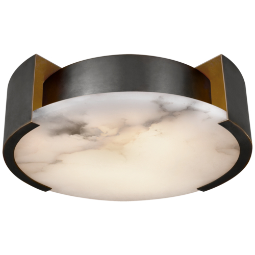 Visual Comfort Signature Collection Melange 14-Inch Flush Mount in Bronze by Visual Comfort Signature KW4012BZ
