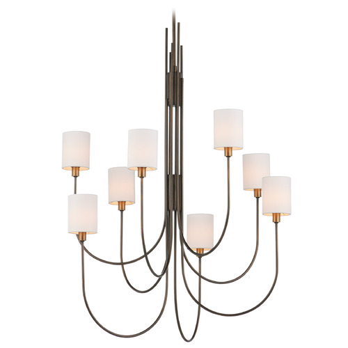 Currey and Company Archetype Statuary Bronze / Antique Brass Chandelier