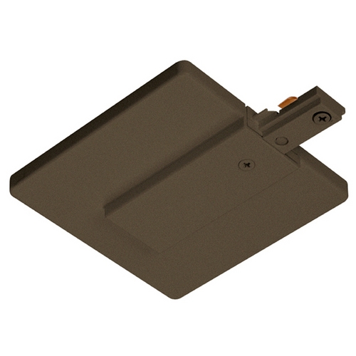 End Feed Connector and Outlet Box Cover in Bronze Finish by Juno Lighting Group