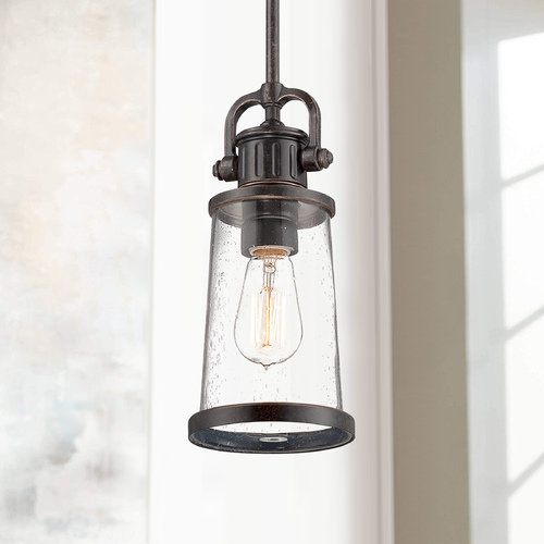 Quoizel Lighting Steadman Mini Pendant in Bronze by Quoizel Lighting SDN1506IB