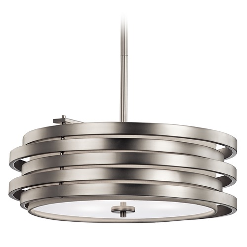 Roswell 19.25-Inch Brushed Nickel Pendant by Kichler Lighting