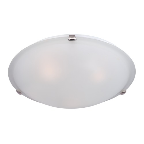Malaga Satin Nickel Flush Mount by Maxim Lighting