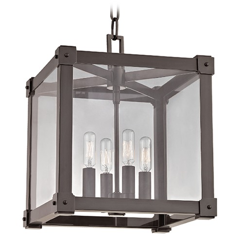 Hudson Valley Lighting Forsyth 4-Light PendantSquare Shade - Old Bronze by Hudson Valley Lighting 8612-OB