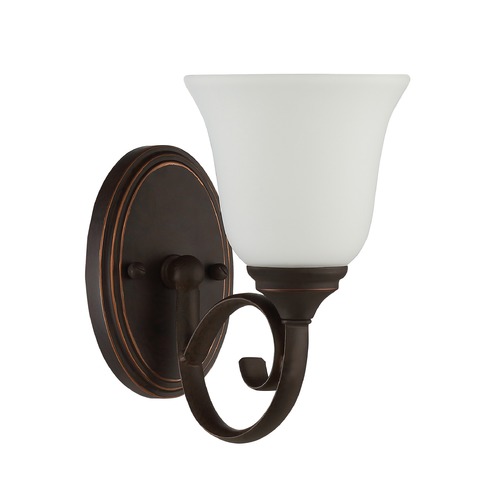 Craftmade Lighting Barrett Place 9.50-Inch Mocha Bronze Sconce by Craftmade Lighting 24201-MB-WG