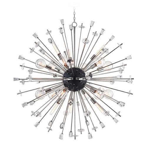 Hudson Valley Lighting Liberty 60-Inch Chandelier in Polished Nickel by Hudson Valley Lighting 5060-PN