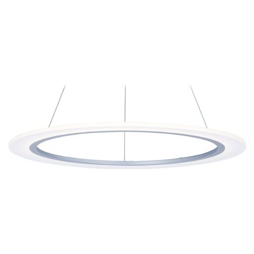 ET2 Lighting Saturn II 31.50-Inch LED Pendant in Matte Silver by ET2 Lighting E22654-11MS