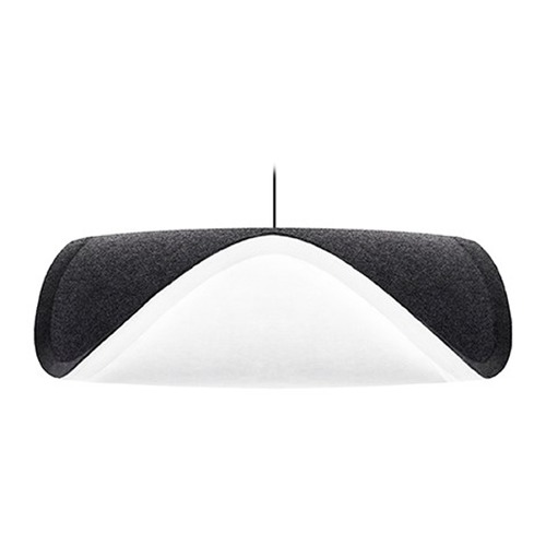 UMAGE UMAGE Black Pendant Light with Abstract Shade 2084_4008