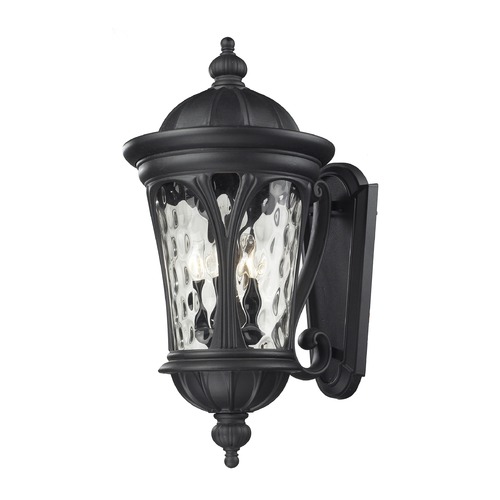 Z-Lite Doma Black Outdoor Wall Light by Z-Lite 543B-BK