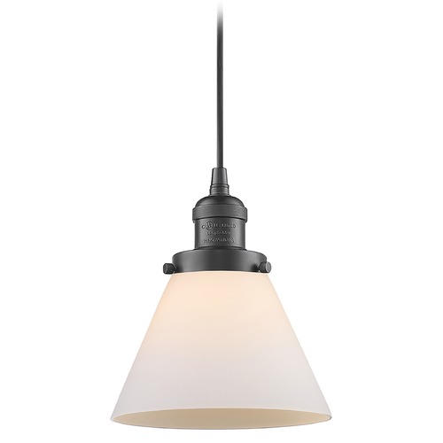 Large Cone Oil Rubbed Bronze Mini Pendant by Innovations Lighting