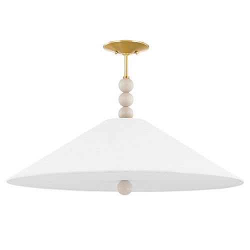 Mitzi by Hudson Valley Mitzi Leigh Aged Brass 3-Light Vanity Fixture H615703-AGB