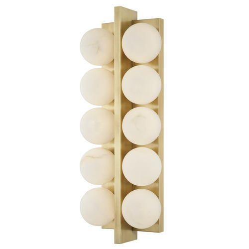 Corbett Lighting Emille Vintage Brass LED Sconce