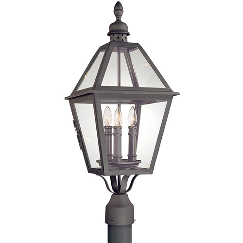 Troy Lighting Townsend Textured Black Post Light