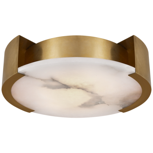 Melange 17-Inch Flush Mount in Brass by Visual Comfort Signature