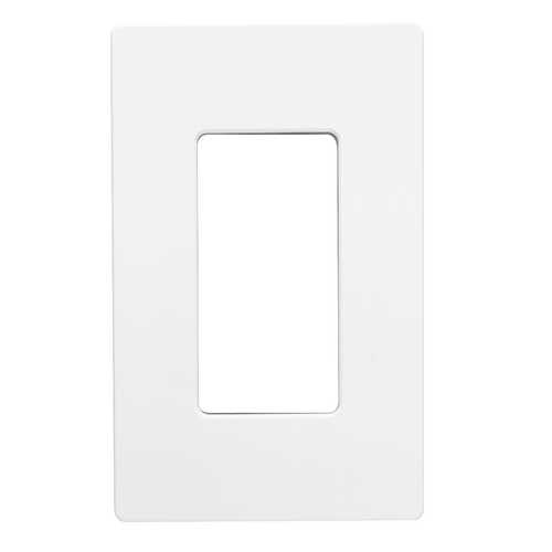 Designer Style 1-Gang Wall Plate in White