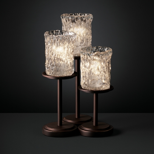 Veneto Luce Collection Dark Bronze Table Lamp by Justice Design Group