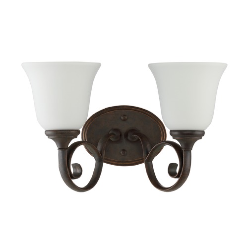 Craftmade Lighting Barrett Place 15-Inch Mocha Bronze Bath Light by Craftmade Lighting 24202-MB-WG