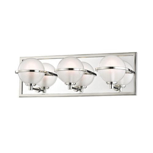 Hudson Valley Lighting Axiom Polished Nickel LED Bathroom Light by Hudson Valley Lighting 6443-PN