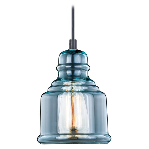 Vaxcel Lighting Millie Oil Rubbed Bronze Mini-Pendant Light with Bowl / Dome Shade